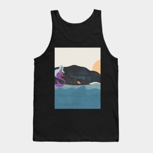 The mermaid waiting for the sun to set Tank Top